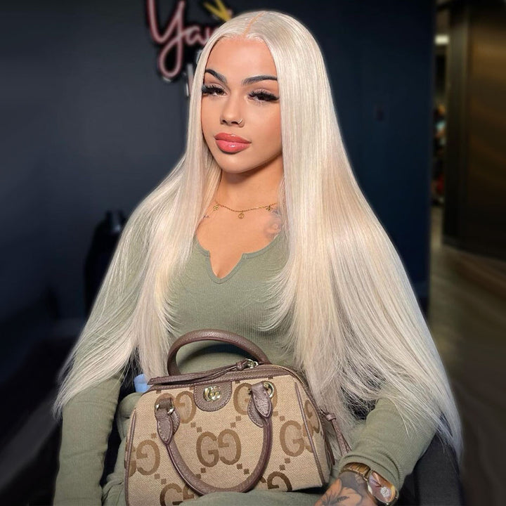 HD Transparent Lace 613 Blonde 13x6 Lace Front Human Hair  display picture 1