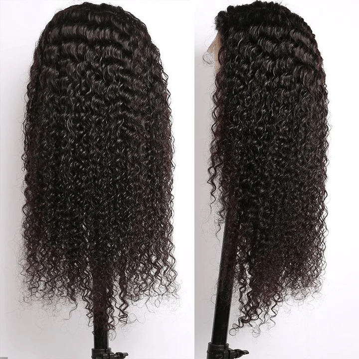 [2Wigs 13x6] Jerry Curly 1B Color & 99J Colored 30 Inches Lace Frontal Wigs