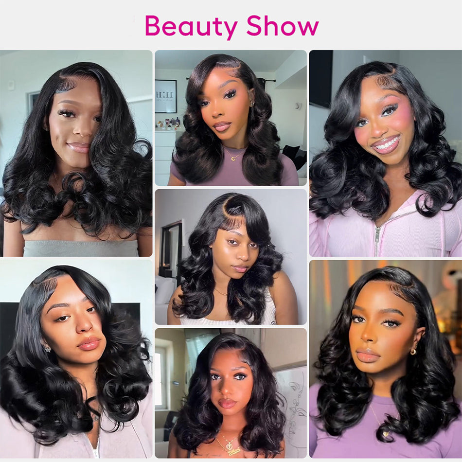 Tuneful Loose Body Wave Elegant Short Wavy Shoulder Length Wigs-DC094 –  Tuneful Hair