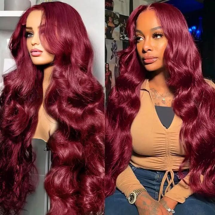 Tuenful-hair-99J-Burgundy-Body-Wave-wigs