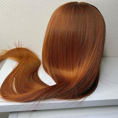 [2Wigs 13x6] Ginger Colored & Red Colored 28 Inches Lace Frontal Wigs