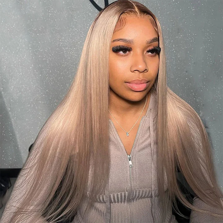 Tuneful Special Customise Ombre Ash Blonde Color Human Hair 613 Wigs