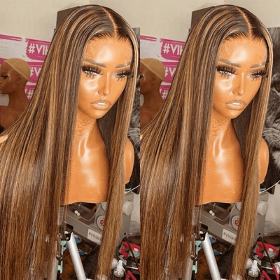 Tuneful-hair-4/27-highlight-color-straight-wig