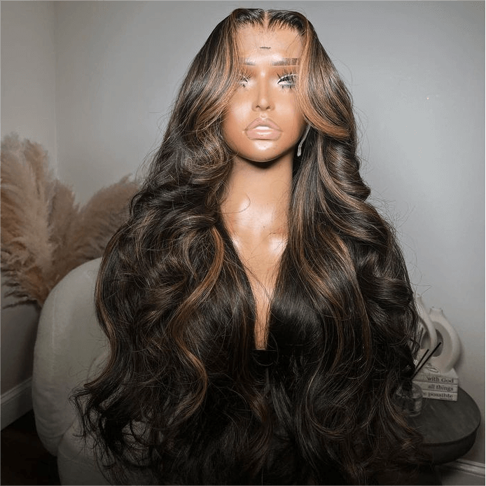 Tuneful-hair-HD-lace-Highlight-wigs