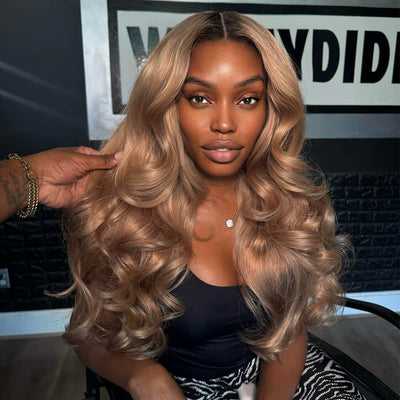 10A Grade Customized Blonde Ombre #P10/613 Colored 250% Density 13x6 Lace Body Wave Wigs