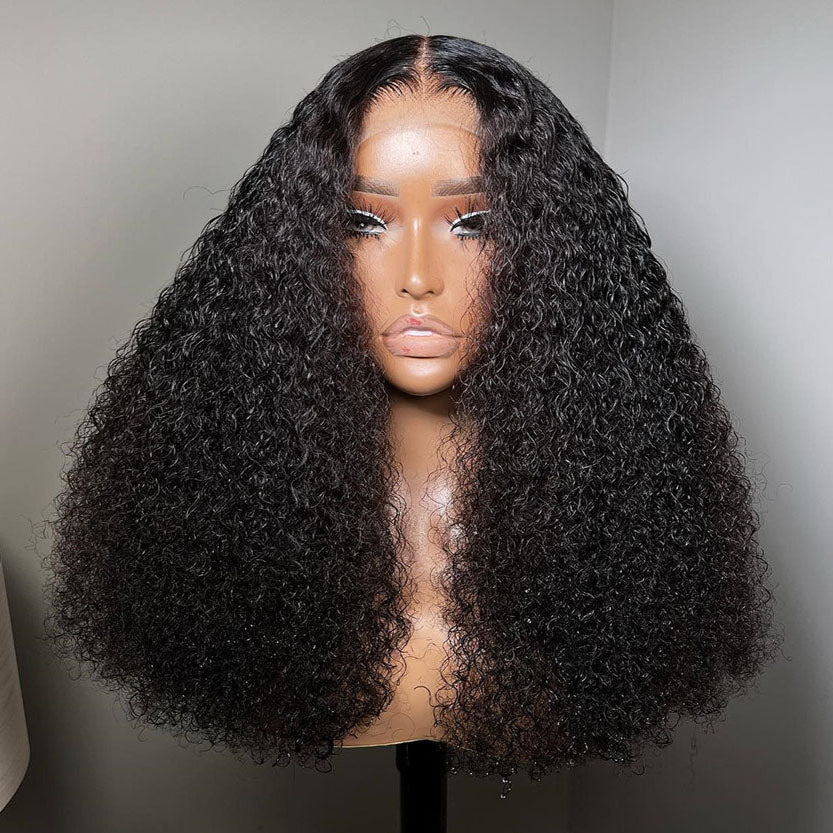 Tuneful Big Curly 250% Density Double Drawn Jerry Curly Fluffy Bouncy ...