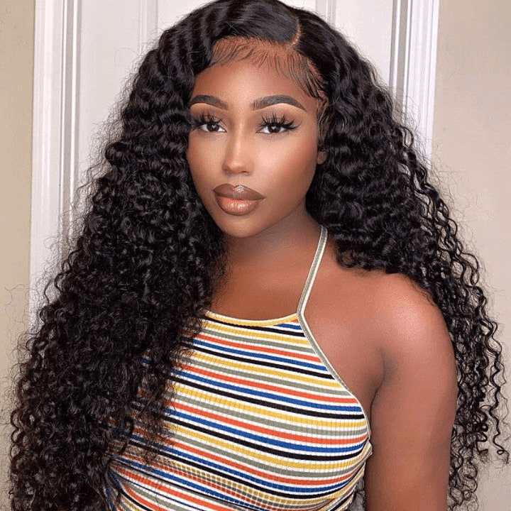 [2Wigs 13x6] Jerry Curly & Straight 28 Inches Lace Frontal Wigs