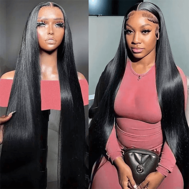 2Wigs 13x6] Jerry Curly & Straight 30 Inches Lace Frontal Wigs