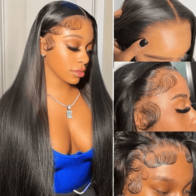 [2Wigs 13x6] Jerry Curly & Straight 30 Inches Lace Frontal Wigs