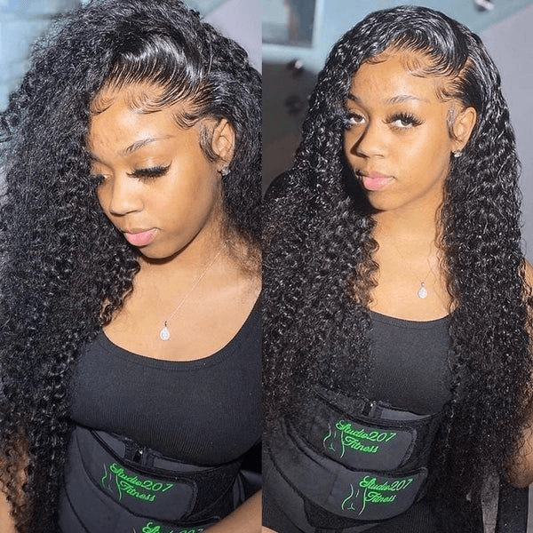 [2Wigs 13x6] Jerry Curly & Straight 28 Inches Lace Frontal Wigs