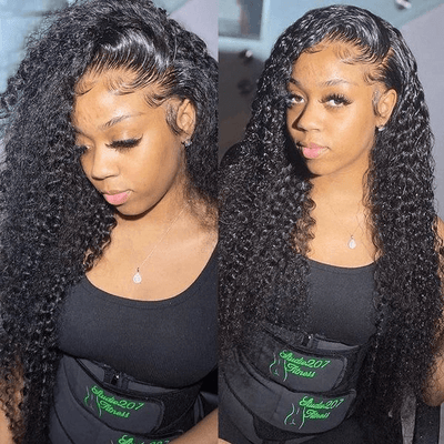 [2Wigs 13x6] Jerry Curly & Straight 28 Inches Lace Frontal Wigs