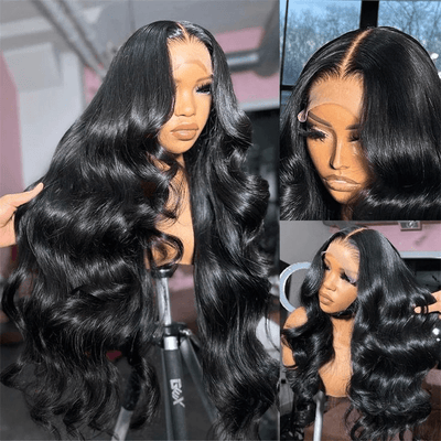 [2Wigs 13x6] Blonde Color & Natural Black Body Wave 24 Inches Lace Frontal Wigs