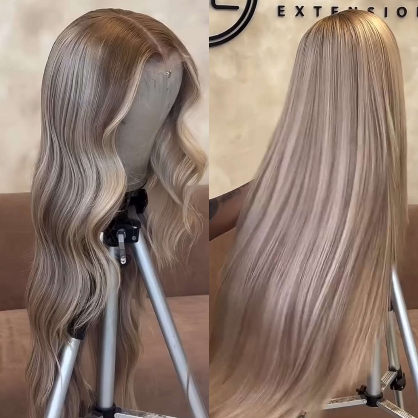 Tuneful Special Customised Rich Girl Vibe Blonde Highlight Human Hair Wig