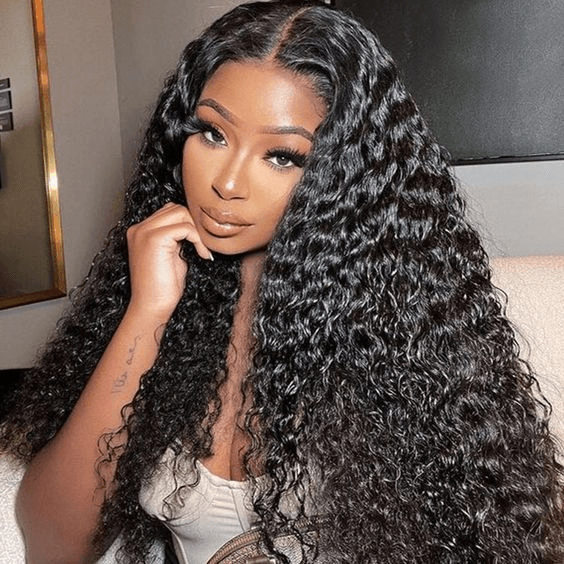 Tuneful 13x6 Transparent Lace Front Human Hair Wigs Brazilian Deep Wave 6x5 Ready Go Wigs