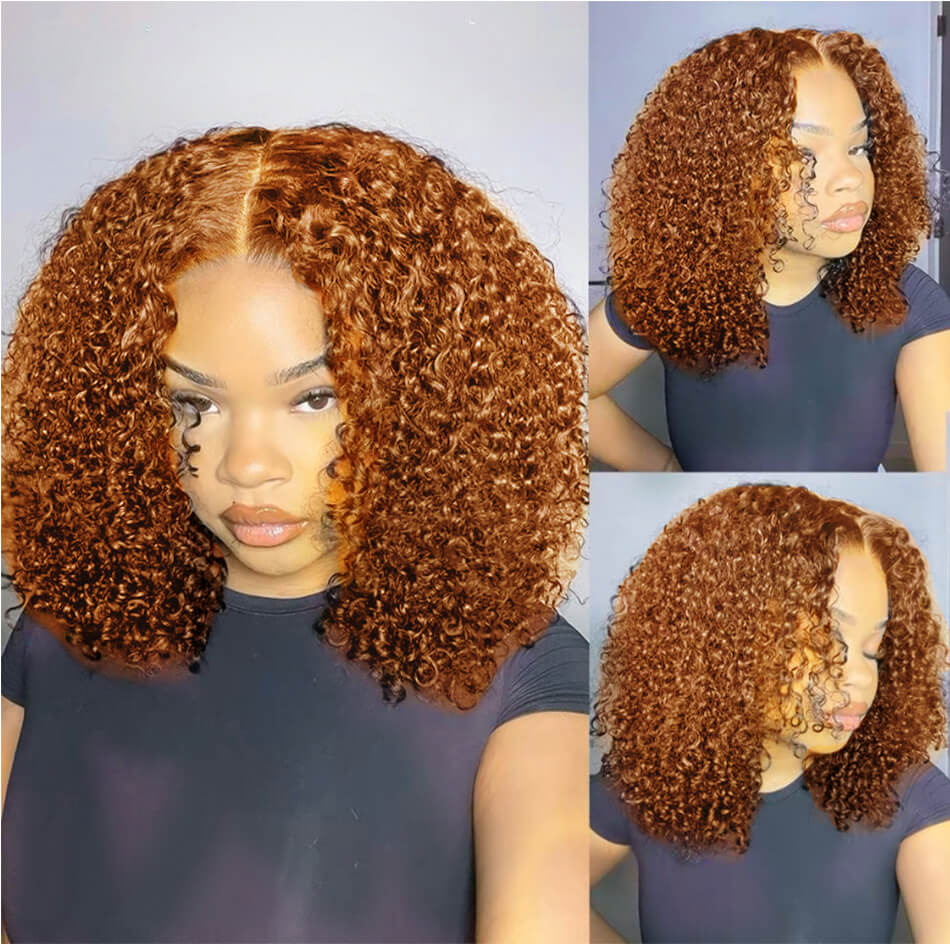 Super Deal Summer Style Curly 6x5 Wear Go Glueless Lace Human Hair Wigs