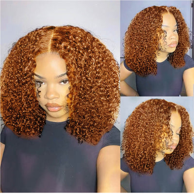 Super Deal Summer Style Curly 6x5 Wear Go Glueless Lace Human Hair Wigs