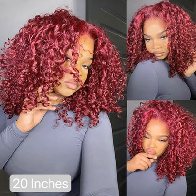 Super Deal Summer Style Curly 6x5 Wear Go Glueless Lace Human Hair Wigs