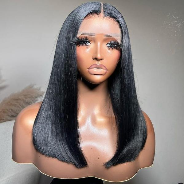 Tuneful Hairstylist Works Straight Glueless 6x5 13x6 Lace Front Closure Human Hair Wigs 210% Density