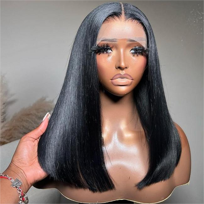Tuneful Hairstylist Works Straight Glueless 4x6 13x6 Lace Front Closure Human Hair Wigs 180% Density
