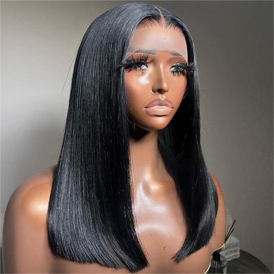 Tuneful Hairstylist Works Straight Glueless 6x5 13x6 Lace Front Closure Human Hair Wigs 210% Density
