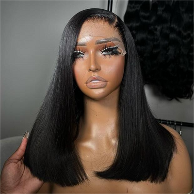 Tuneful Hairstylist Works Straight Glueless 6x5 13x6 Lace Front Closure Human Hair Wigs 210% Density