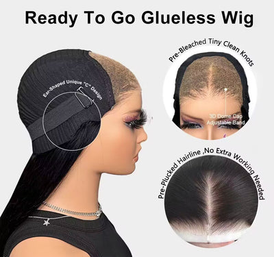 Tuneful Curly Bob Wigs Human Hair 6x4 Wear Go 13x6 Lace Front Wig