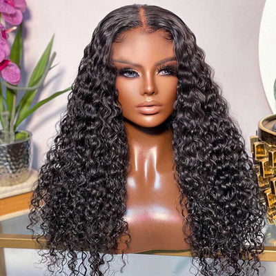 Tuneful Glueless Wigs Human Hair Ready To Wear Exotic Curly 5x5 HD Lace Wigs