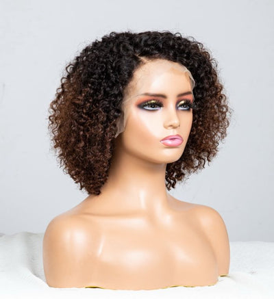 Brown Ombre Colored 6x5 Glueless Lace Wigs Ready To Wear