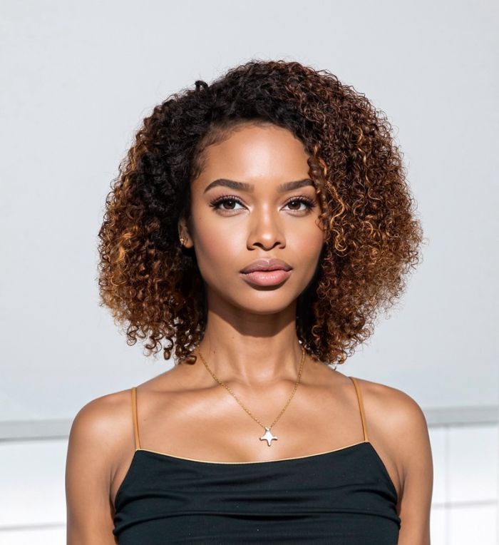 Blonde Highlights Ombre Brown Colored 6x5 Glueless Lace Wigs Ready To Wear