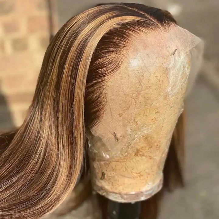 Tuneful Super Deal 4/27 Highlight 13x6 Lace Human Hair Frontal Wigs 180% Density