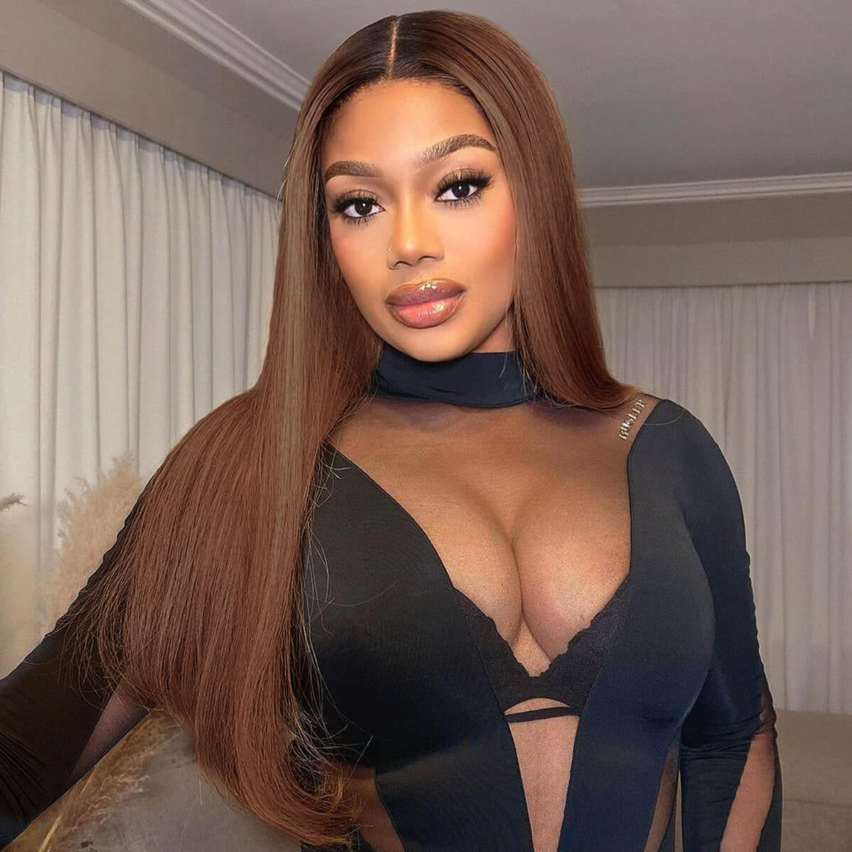 Ombre Brown 6x5 Glueless 13x6 Lace Front Human Hair Wigs