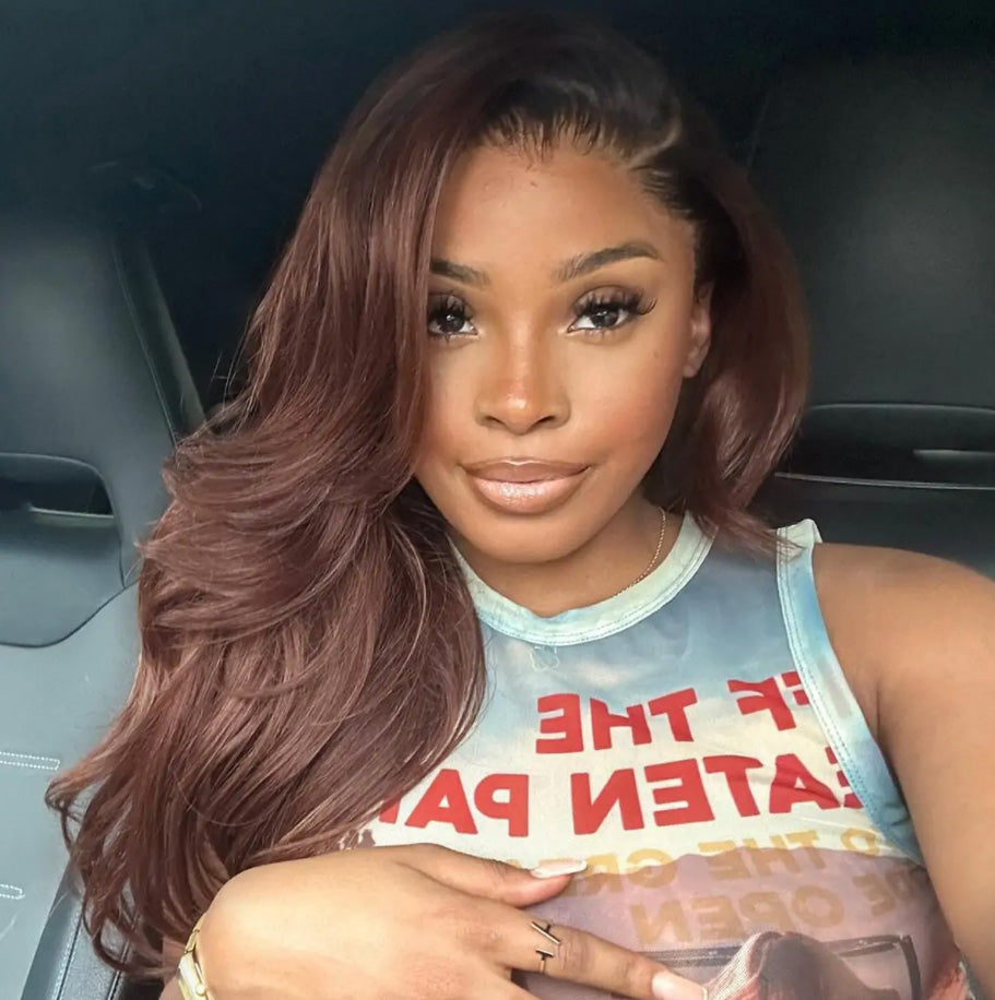 Ombre Brown 6x5 Glueless 13x6 Lace Front Human Hair Wigs