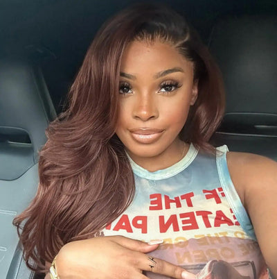 Ombre Brown 6x5 Glueless 13x6 Lace Front Human Hair Wigs