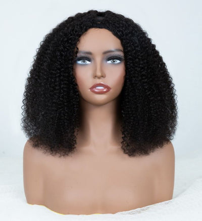 Natural Curly Seamless V-Part Wig