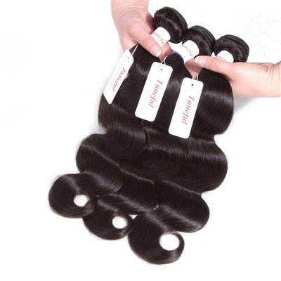 Body Wave Hair 3 Bundles Remy Hair Weft Weave Extensions 
