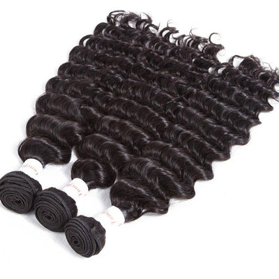 3 Bundles Remy Hair Weft Weaving Extensions Natural Color Can Be Dyed Bleached - Tuneful Hair