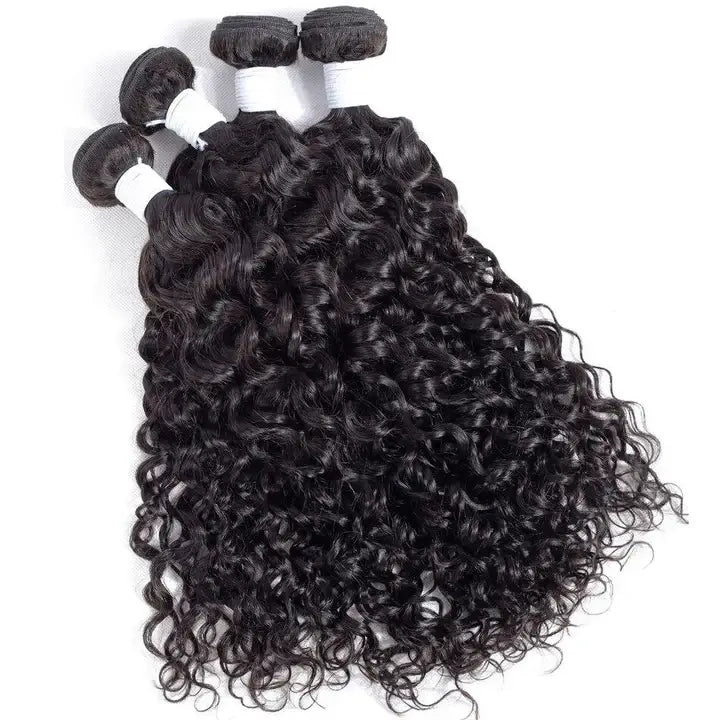 Tuneful Brazilian Water Wave Hair 4 Bundles Remy Human Hair Weft Weaving Hair Extensions