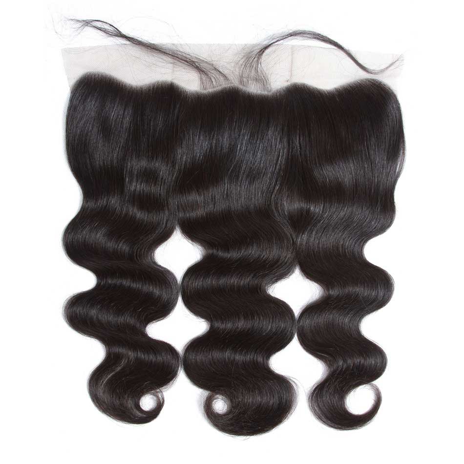 Tuneful 13x4 Lace Front Closure Body Wave 100% Remy Human Hair Transparent Lace Pre Plucked