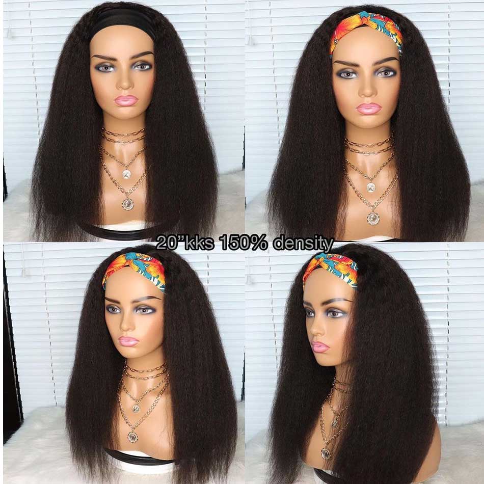 Tuneful Kinky straight Headband Wigs 