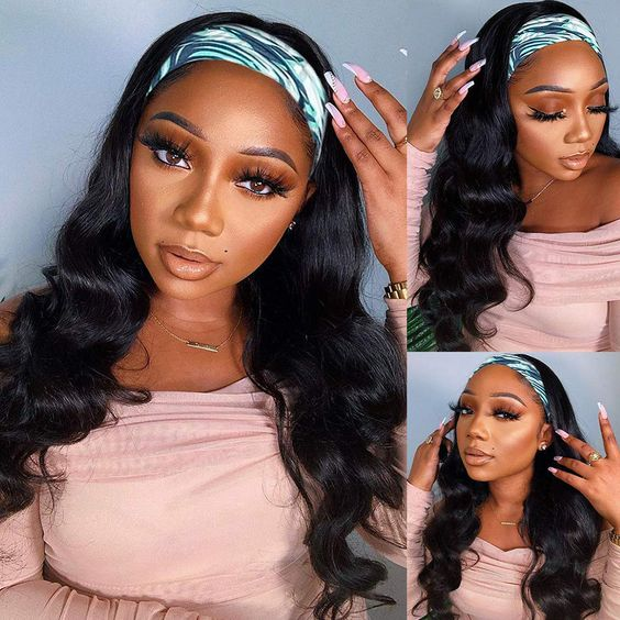 Tuneful Body Wave Headband Wigs Human Hair Wigs For Women