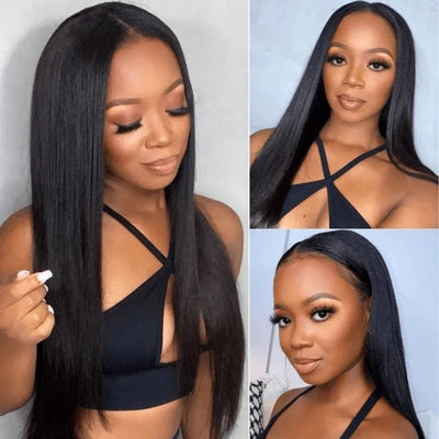 Tuneful Straight Vpart Wigs No Leave Out Natural Scalp Protective Wigs Beginner Friendly