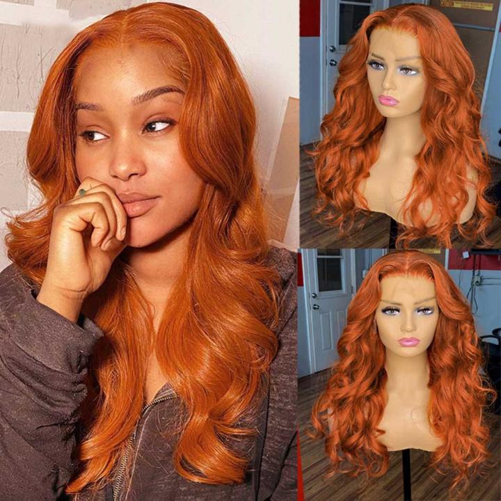 Tuneful-hair-orange-ginger-body-wave-wig