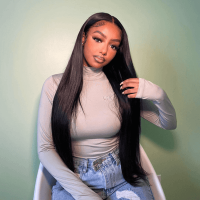 Tuneful 13x6 Transparent Lace Front Human Hair Wigs Brazilian Straight 5x5 Lace Closure 6x4 Wear Go Wig