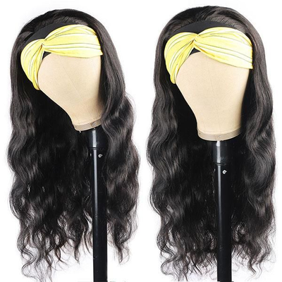 Tuneful Body Wave Headband Wigs Human Hair Wigs For Women
