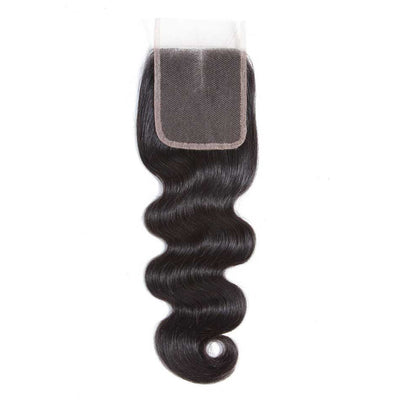 Tuneful 4x4 5x5 Lace Closure Body Wave 100% Remy Human Hair Transparent Lace Pre Plucked